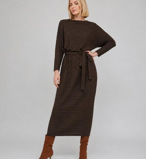 Blanca Mekko- Dress Brown stripes