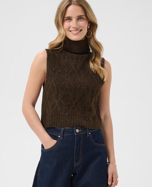 Elsie slipover Java Brown