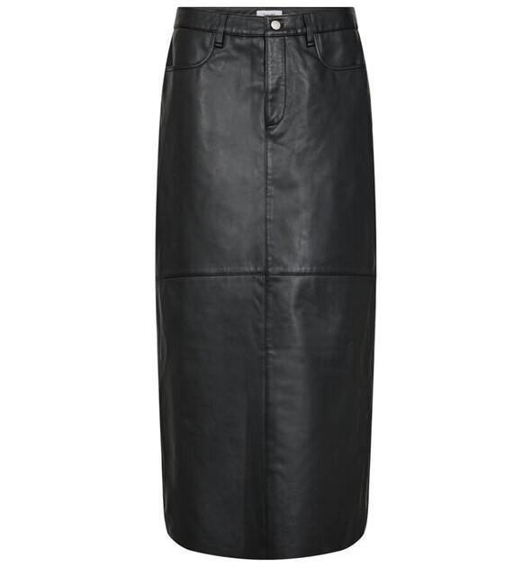 Alternative view of Globa Leather skirt