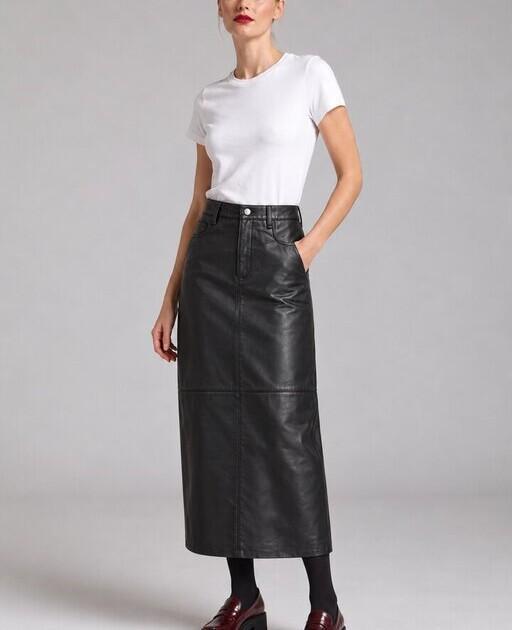 Globa Leather skirt