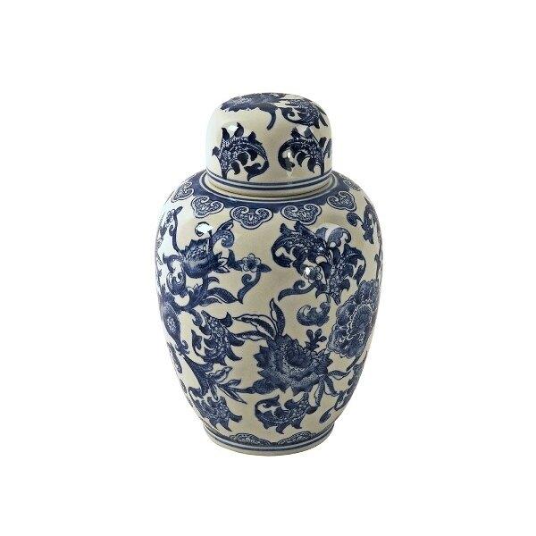 Lidded vase noud