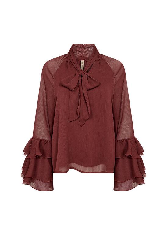 Naia Sifonkipaita Burgundy - Image 2