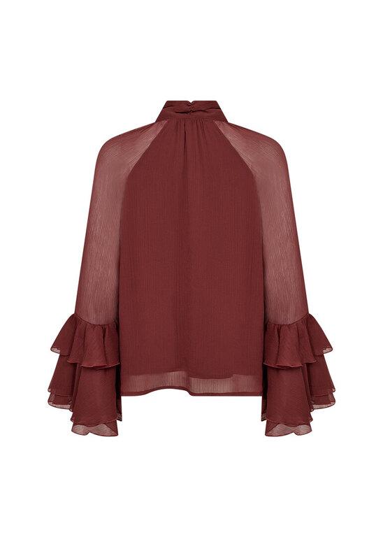 Naia Sifonkipaita Burgundy - Image 3
