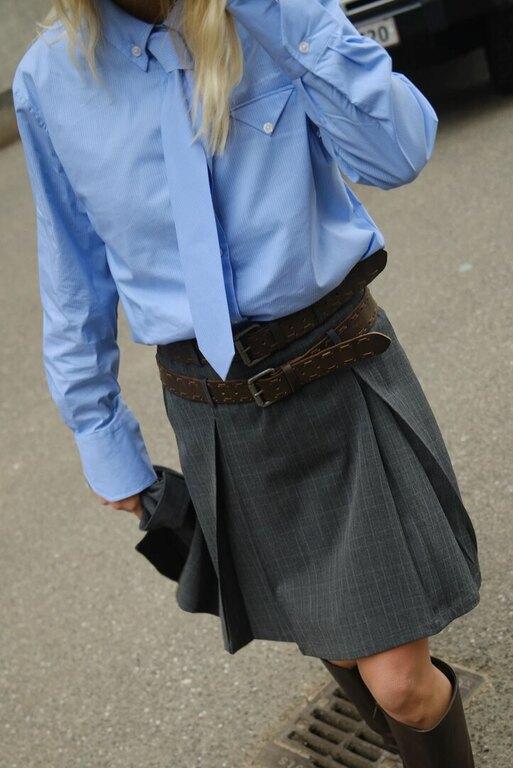 Raw skirt