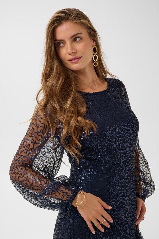 Shima paljettimekko Navy - Image 2