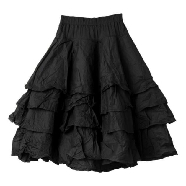 Skirt Tine Hard Voile Black