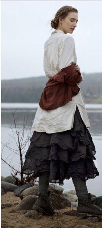 Skirt Tine Hard Voile Black - Image 3