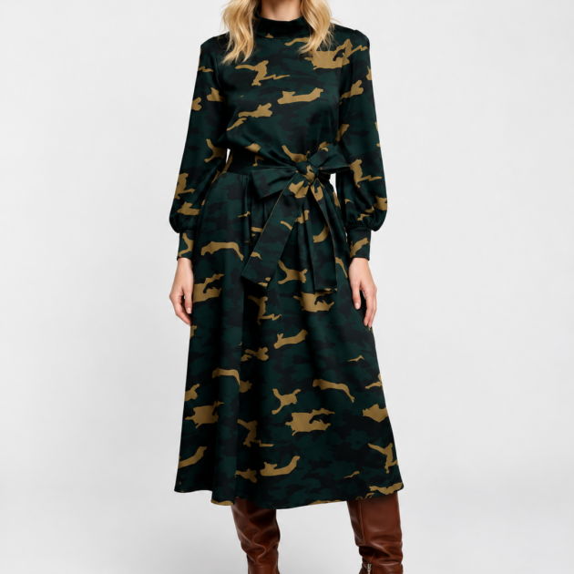 Betty dress Camouflage
