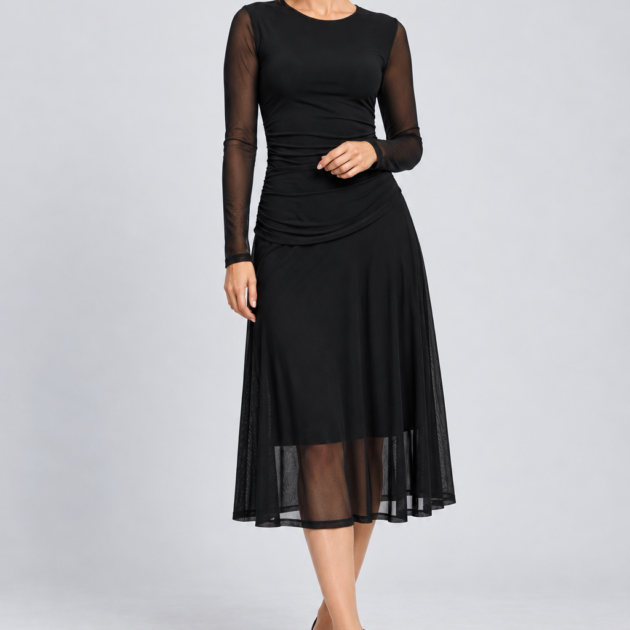 Paola mesh-mekko Meteorite Black
